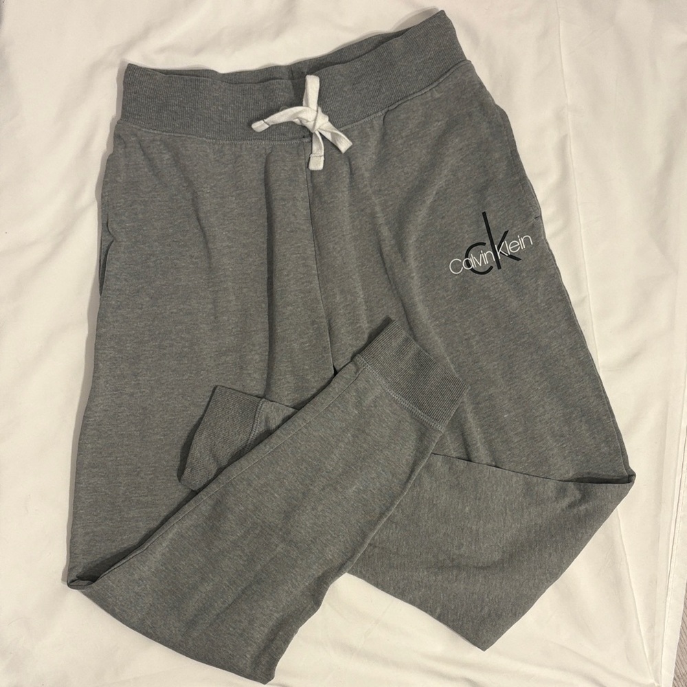 Gray Calvin Klein Lounge Jogger Sweatpants